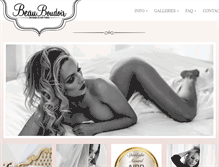 Tablet Screenshot of beauboudoir.com